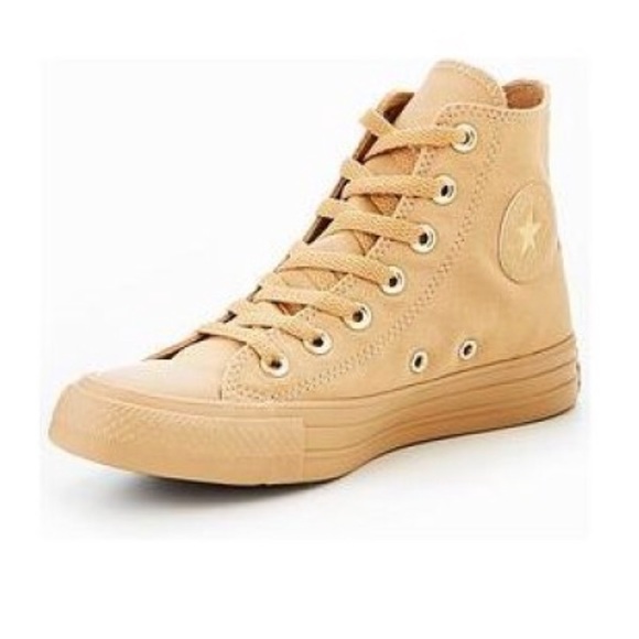 nude converse hightops